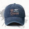 Pc Adjustable Baseball Cap with Th Birthday Design Lightweight Printed Craft WomenS Hat Birthday Party MenS Trendy C