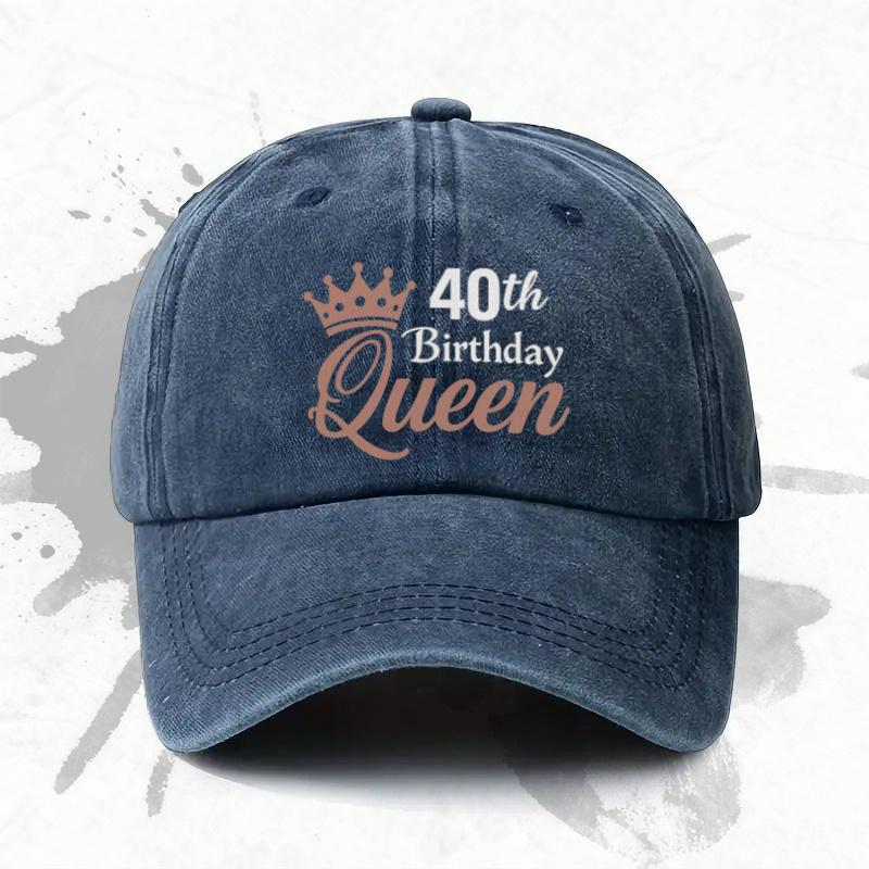Pc Adjustable Baseball Cap with Th Birthday Design Lightweight Printed Craft WomenS Hat Birthday Party MenS Trendy C