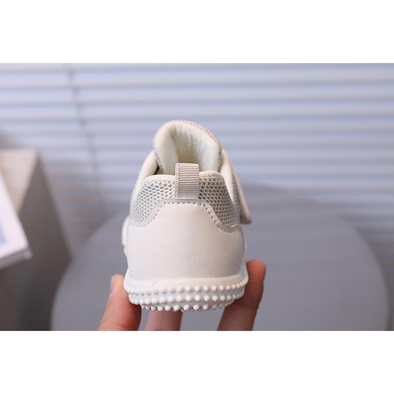 Children's Casual Shoes: Boys' Soft-Sole Sneakers, Girls' Anti-Slip Walking Shoes, Solid Color