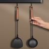 Chinese-style Stir Frying Spatula Wood Long Handle Frying Scoop Strainer Spoon  Home