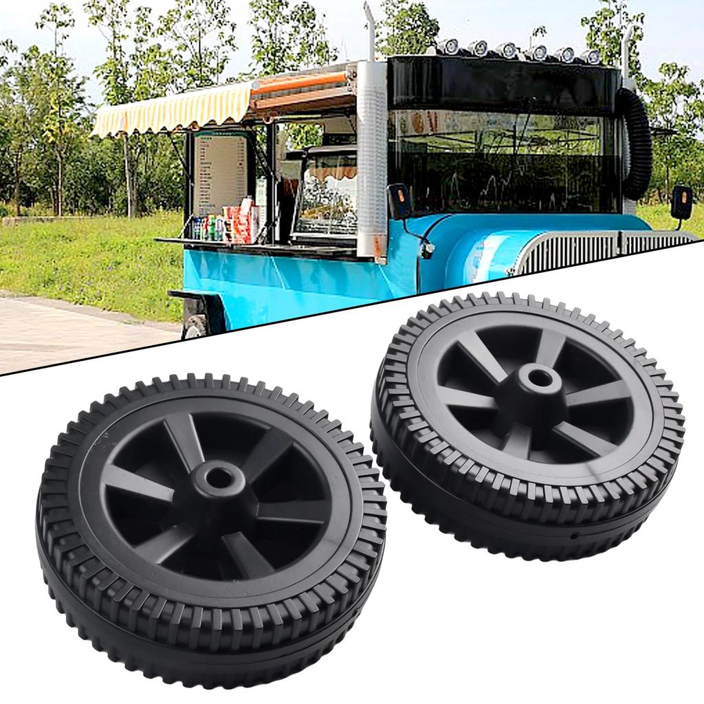 Brand New Grill Wheels Replacement Parts 170/177mm 2pcs/set 7 Inch BBQ Grill Wheel Barbecue Grills Accessories