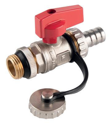 Drain Ball Valve with Seal, Screw-in, 1/2 Inch, F-Comfort