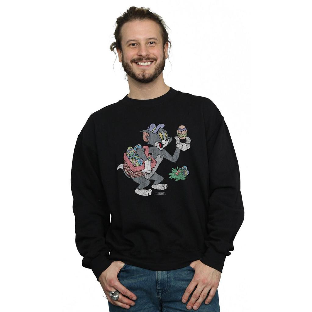 Tom And Jerry Mens Egg Hunt Sweatshirt