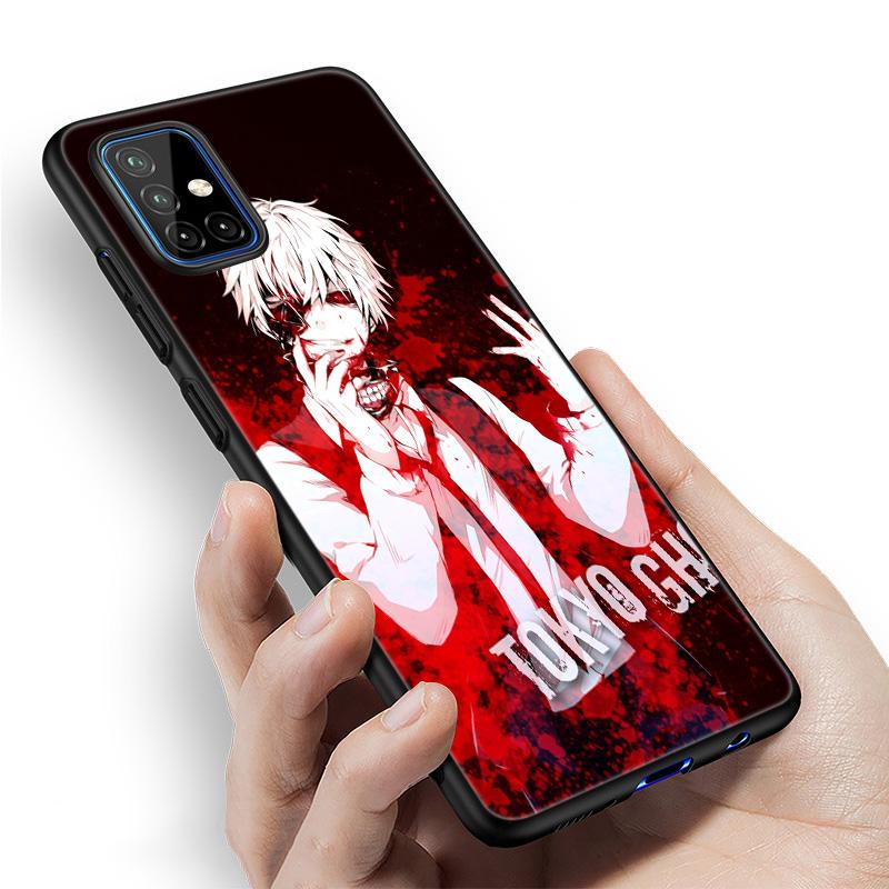 Tokyo Ghoul Trendy Anime Kaneki Ken Pouzdro pro Samsung Galaxy A12 A02S A22 A32 A52 A72 A71 A51 A41 A31 A21 A11 A50 A70 A10S A20S