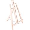 Variety Canvas 24 Inch Artist Wooden Easel Stand for Paintings, Large Size (Light Brown)