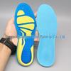 TPE Gel Insole: Full Size Arch Support, Shock Absorption, Sweat-Wicking Velvet, Non-Slip Sports Shoe Insert