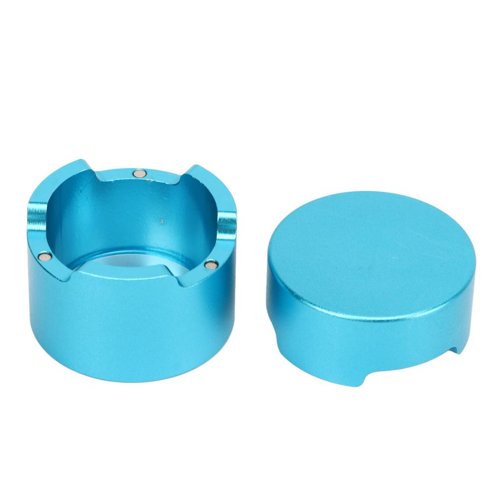 Magnetic Billiard Chalk Holder Aluminium Alloy Round Snooker Cue Chalk Box with Fixed Clip Portable Billiard Accessories