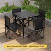 OEING Portable Outdoor Camping Picnic Table and Chair Set