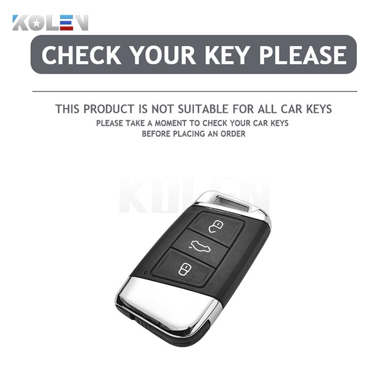 Tpu Car Remote Key Case Cover Shell Fob For Vw Volkswagen Passat B8 Tiguan Magotan Golf For Skoda Kodiaq Superb A7 Accessories