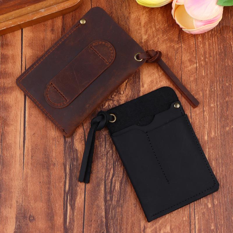 EDC Tool Genuine Leather Organizer Sheath Handmade Pouch with Belt Clip for Utility and Storage