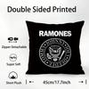 Rock R-Ramones Pillow Case Plush Fabric Soft Double Sided Print Sofa Cushion Cover Throw Pillow Coversz,