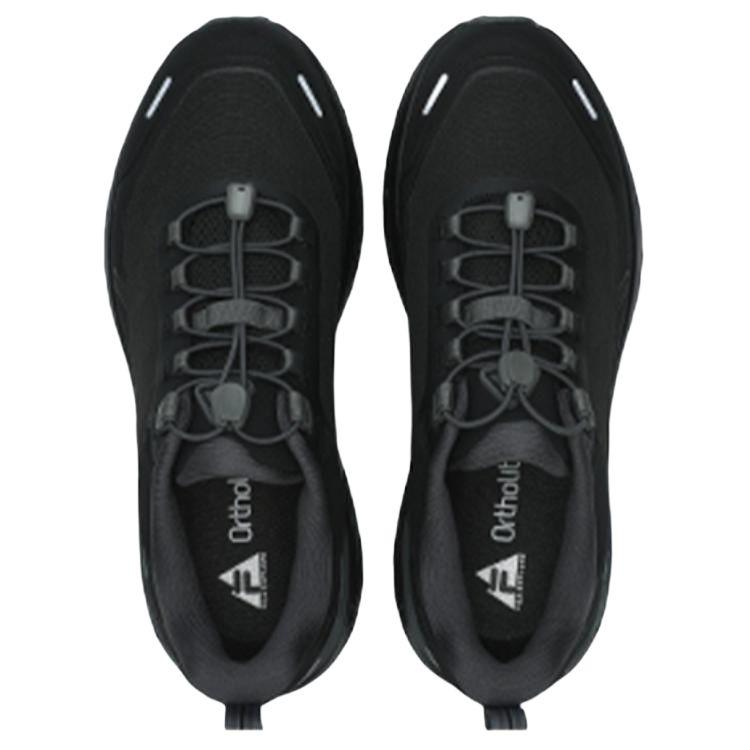 FILA Explorer 1+ Comfortable Versatile Shock Absorption Support Lightweight Low Top Outdoor Functional Shoes Men Shoes Black A12M511222FBK