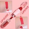 Halloween Lipgloss-Set, 3-teiliger nicht-klebender glänzender Lippenstift, glitzernde lila und schwarze Lippenfarben, langanhaltend, nicht abfärbend