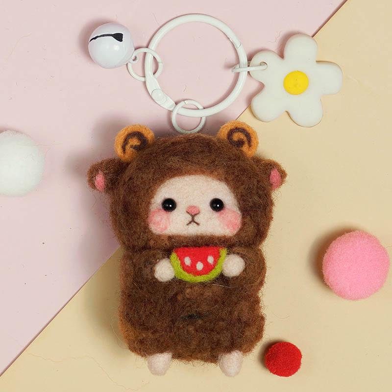 Kit Artizanal DIY Oaie din Pâslă de Lână - Ornament Handmade & Antistres