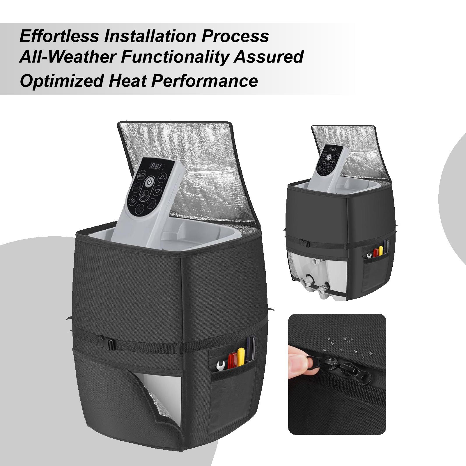 

Универсальный надувной чехол для насоса-нагревателя воды для спа-бассейна для гидромассажной ванны, насоса-нагревателя для спа, водонепроницаемый чехол для насоса гидромассажной ванны, запчасти для уличного бассейна CN