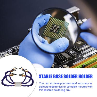 Yousheng Multi-Arm Adjustable Soldering Helping Hands with Stable Base Adjustable Third Hand Soldering Tools Workshop Helping Station