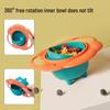 360° Baby Gyro Bowl: Non-Spill, Anti-Scald, Anti-Fall for Easy Feeding