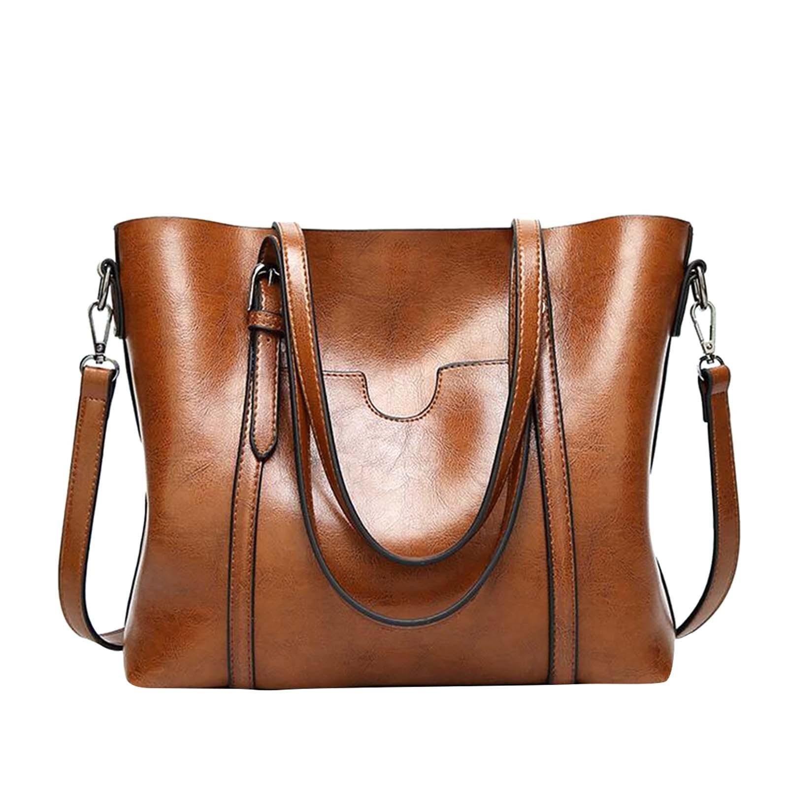 Модная женская однотонная сумка с кисточками HnadBag для телефона сумка через плечо сумка для покупок One Size коричневый 1598₽