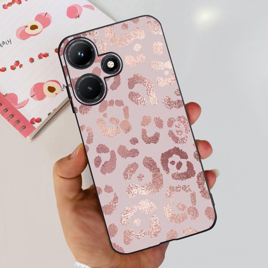 Cute Phone Case For Infinix Hot 30i Hot30 30 Play NFC 2023 Soft Silicone TPU Back Cover For Infinix Hot30i Hot 30 30Play