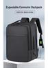 Expandable Large Capacity Commuter Laptop Backpack
