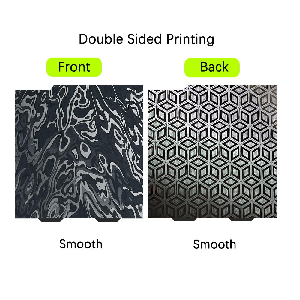 3D Printer Build Plate 184x184mm Smooth & Textured PEI Flexible for Bambu Lab A1 Mini Cold Plate Removable  A1 Mini Accessories