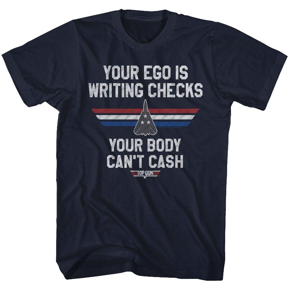 Top Gun Ego Check Movie Shirt L