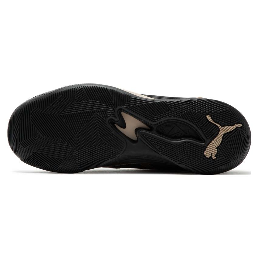 Puma Trc Blaze Court Confidential Fashion Versatile Non-Slip Wear-Resistant Low-Top Basketball Shoes Men Sneaker White Black Gold 378938-01