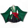 Traje de Cosplay de Samurái Verde Inspirado en Personaje de Anime
