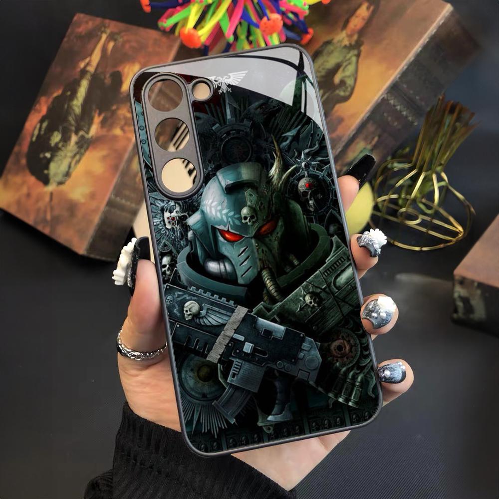 W-Warhammerss 40k Game Phone Case For Samsung Galaxy S24 S23 S22 S21 S20 A24 A34 A54 A53 Note20 M54 Fe Ultra Plus Glass