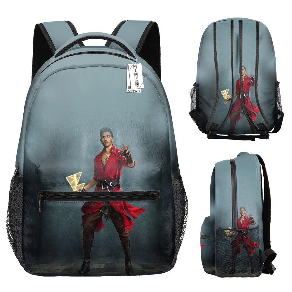 Harajuku Kpop Youthful Novelty School Bags Unisex Free Fire Travel Bags 3D Print Oxford Waterproof Notebook Shoulder Backpacks