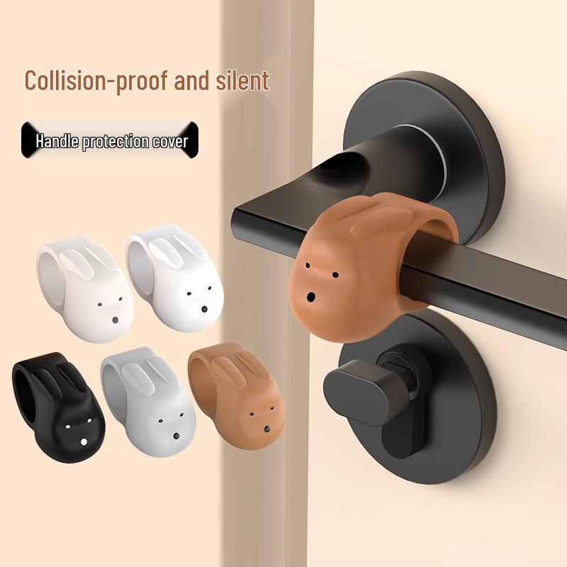 Protecție Silicon Mâner Ușă - Oprirea Anti-Coliziune pentru Perete și Fereastră pentru Hol de Intrare și Dormitor