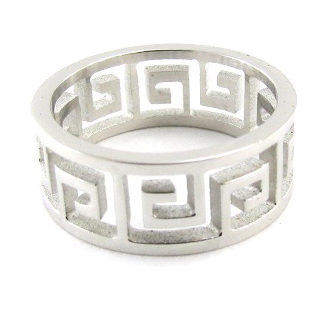 Steel Ring 'Zeus' Silver - 7 Mm