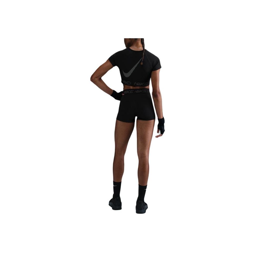 Nike Logo Letter Print Slim Fit Sports Shorts Women Shorts Black HJ1226-010