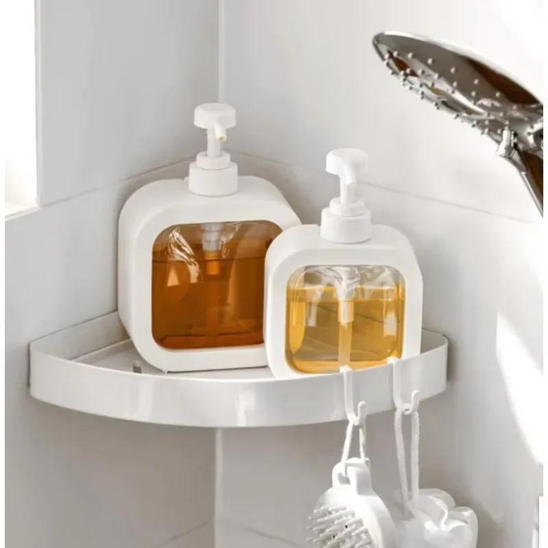 300/500ml Bathroom Soap Dispensers Large Capacity Empty Bottle Refillable Lotion Shampoo Shower Gel Holder Travel Dispenser
