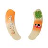Yellow Carrot Washable Cartoon Toilet Seat Cushion