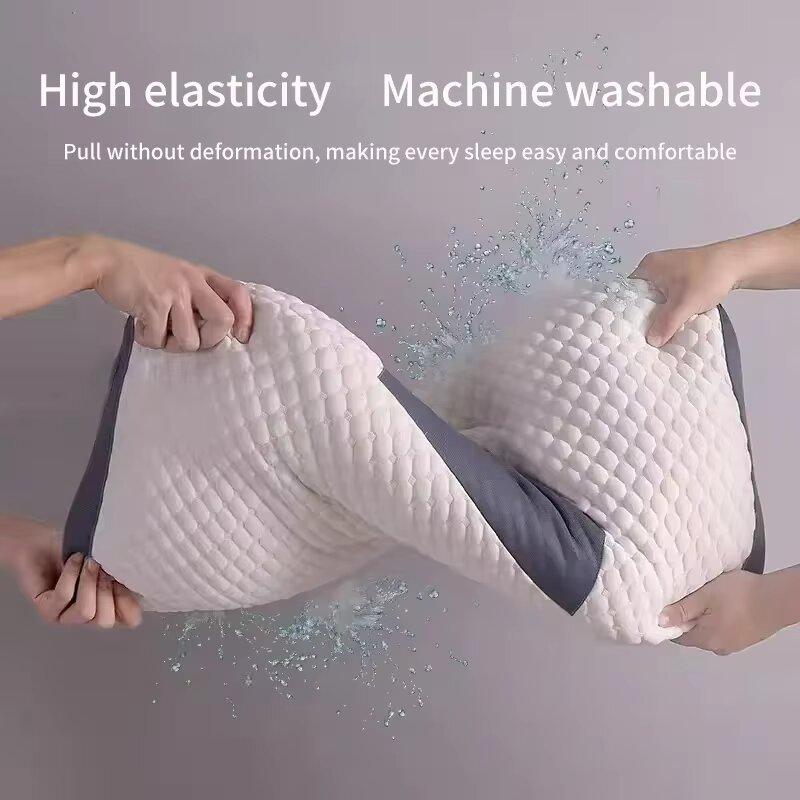 Neck Pillow Help Sleep And Protect The Neck Cervical Orthopedic Household Soybean Fiber SPA Massage Pillow For Sleeping New