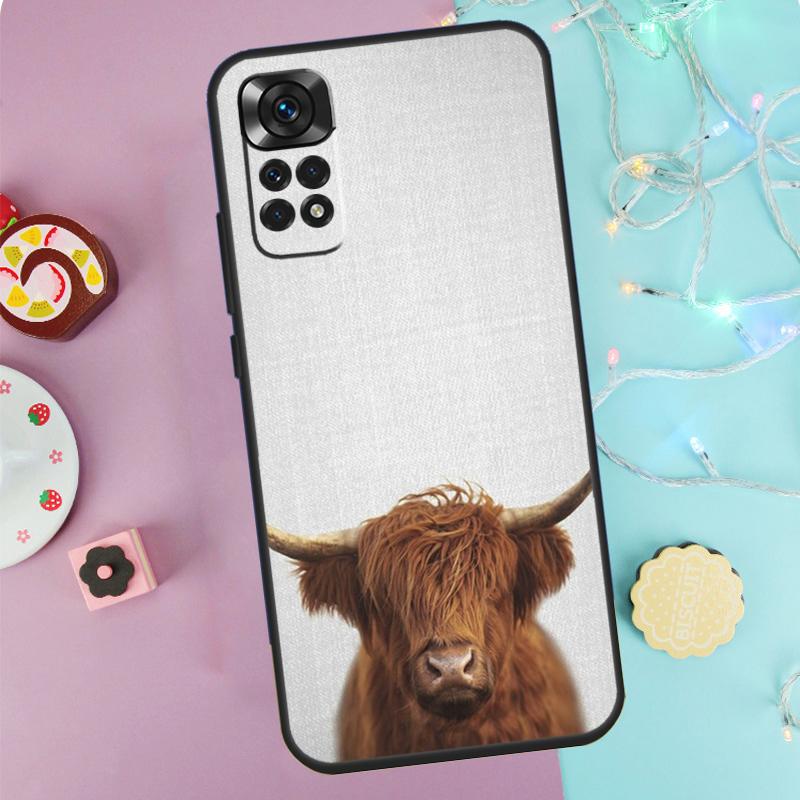 

Highland Cows Case For Xiaomi Redmi Note 14 13 9 10 11 12 Pro 9S 10S 11S 12S Redmi 13C 10C 12C 14C Cover Redmi Note 11 Pro