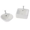 1:12 Dollhouse Miniature Bathroom Sink Ceramic Wash Basin Model Accessories Toys