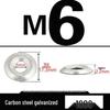 Galvanized Bowl-Shaped Fish Eye Washer for Self-Tapping and Drywall Screws (M4/M5/M6)