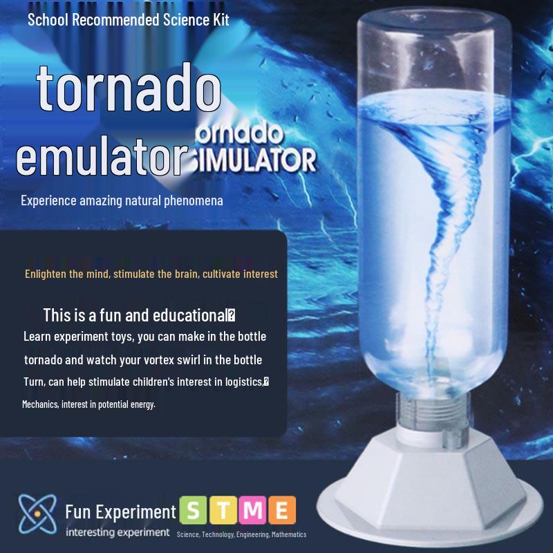 DIY Water Tornado Simulator for Primary School Science Experiments