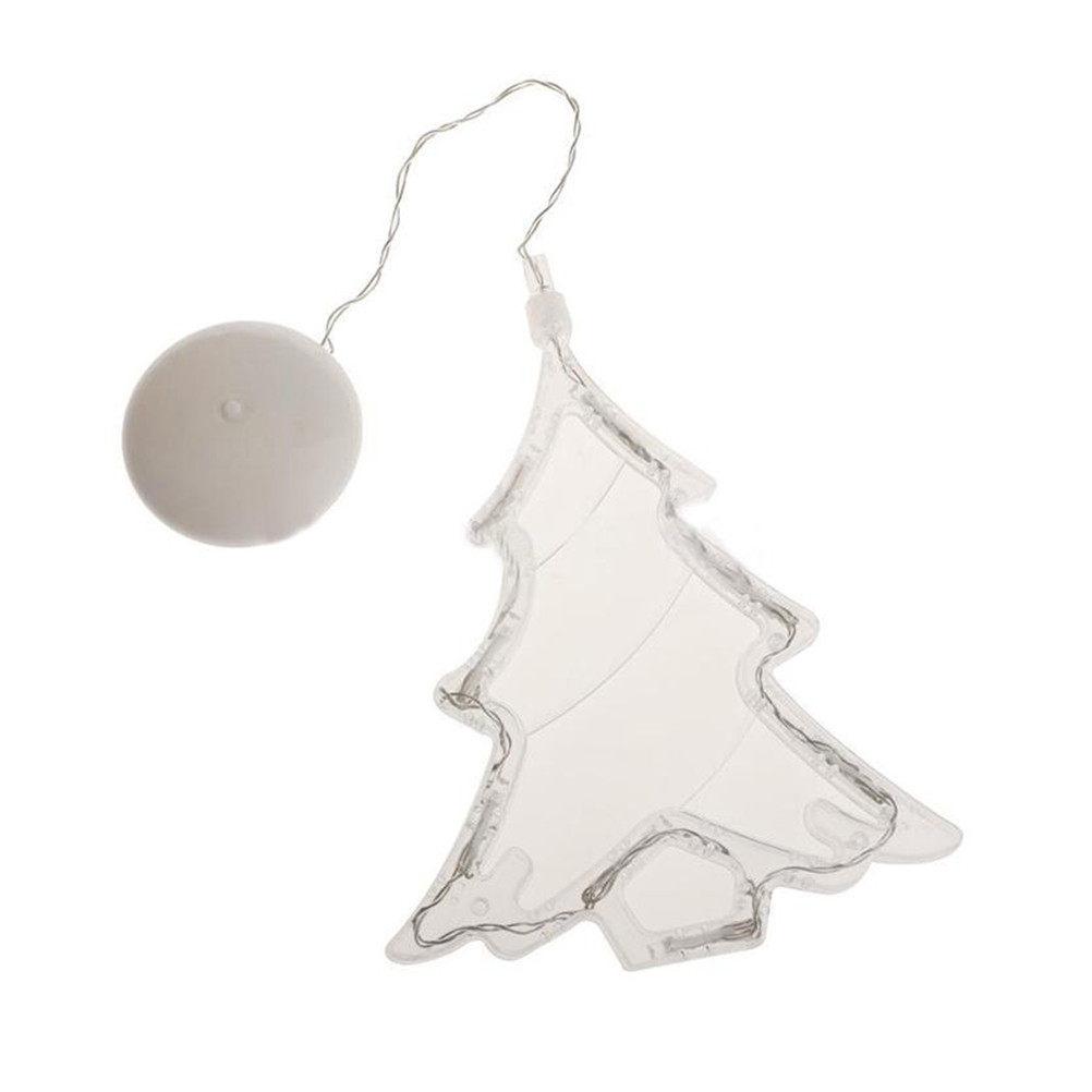 

8 LED Window Hanging Light with Suction Cup for Indoor Decoration Christmas New Year Wedding Party Bright Low Power Fairy Lights