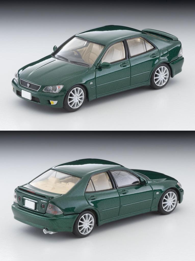 TOMYTEC Tomica Limited Vintage Neo LV-N227d Toyota Altezza RS200 L Edition (Green, 2002 Model) - Finished Model (Product Number: 334576)