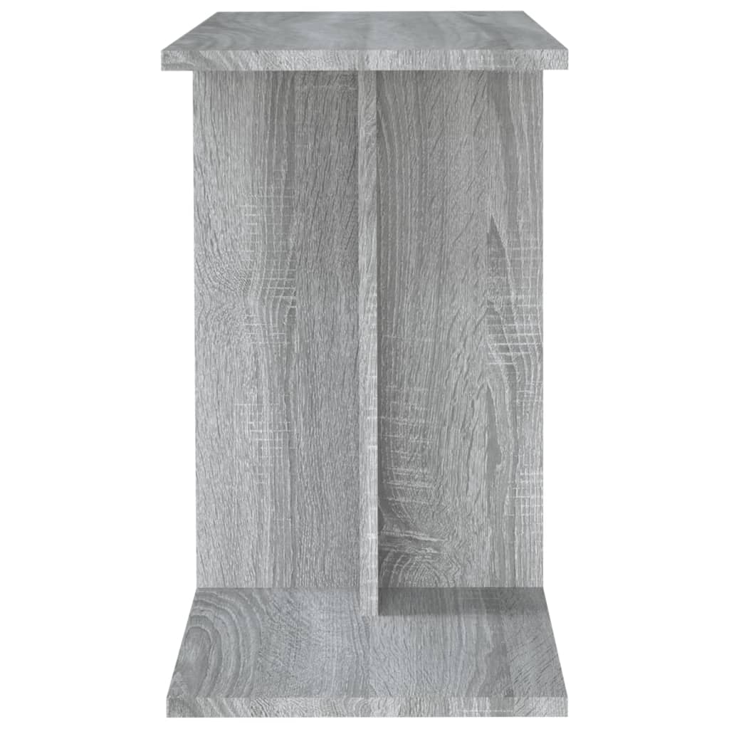 Side Table Gray Sonoma 50x30x50 Cm Particleboard