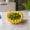 Decorative Storage Tray 3D Printed Banana-Shaped Tray, Banana Fruit Bowl Holder, Modern for Kitchen Countertop Decor Kitchen, Dining Table & Entryway,