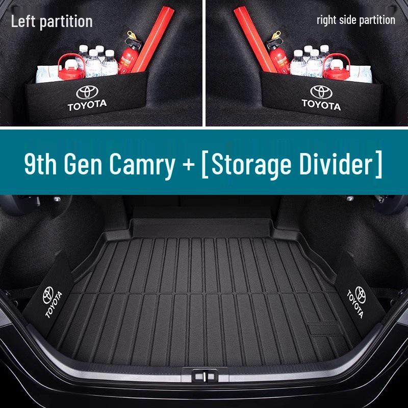 Toyota Camry Trunk Mat for Older Models (6th-9th Gen) - Waterproof Tail Box Mat