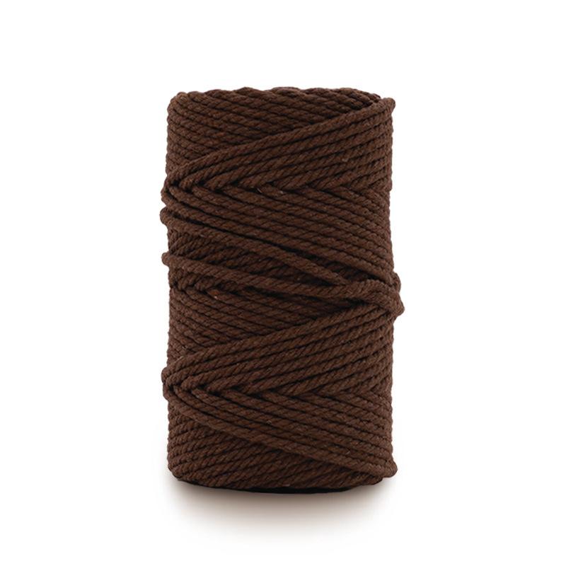 DIY 50 Yards Cotton Rope 3mm Colored Cotton Rope Handmade Cotton Thread Rope Woven Tapestry Rope Binding Rope, Gift Packaging Rope