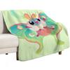 Luna Moth Throw Blanket Summer Cool Breathable Blanket for Sleeping