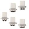 5Pcs ZK-1316 Terminal Spliter 2.5-16mm² 1000V Terminal Parallel Spliter 100A Copper Material Parallel Spliter Switch Wiring