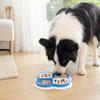 Pet Slow Feeder Lick Silicone Suction Pad for Cats and Dogs Blue and