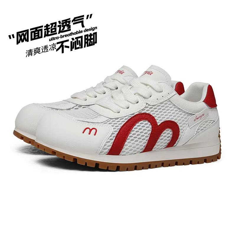 A retro thick baseplate shoes spring Forrest Gump shoes fashion versatile casual comfortable sports moral training shoes women's shoes